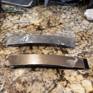 Gold and Silver with Black Elastic band & Snap closure Belt